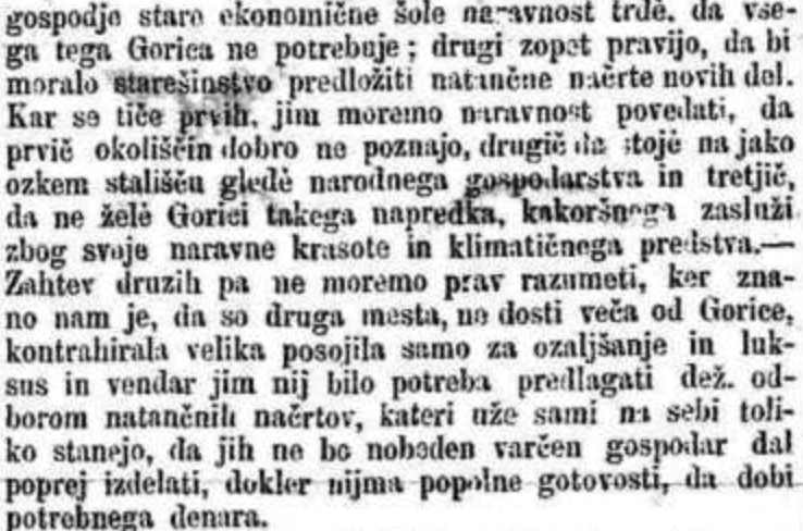 Slika 5: Del časopisa  s slabo kakovostjo
                        optičnega branja