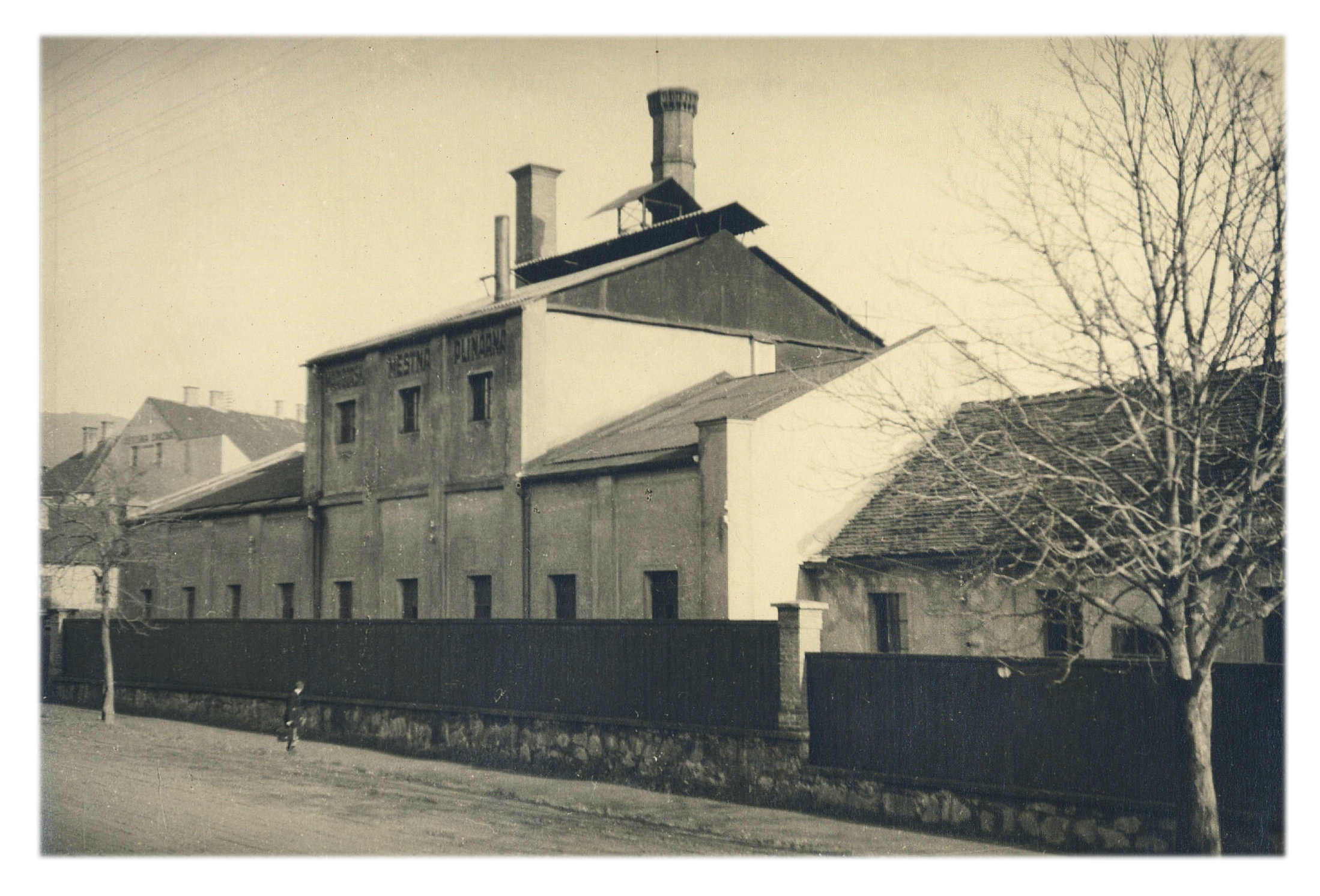 Stavba mariborske mestne plinarne, Graff jo je zgradil v letih 1869-71