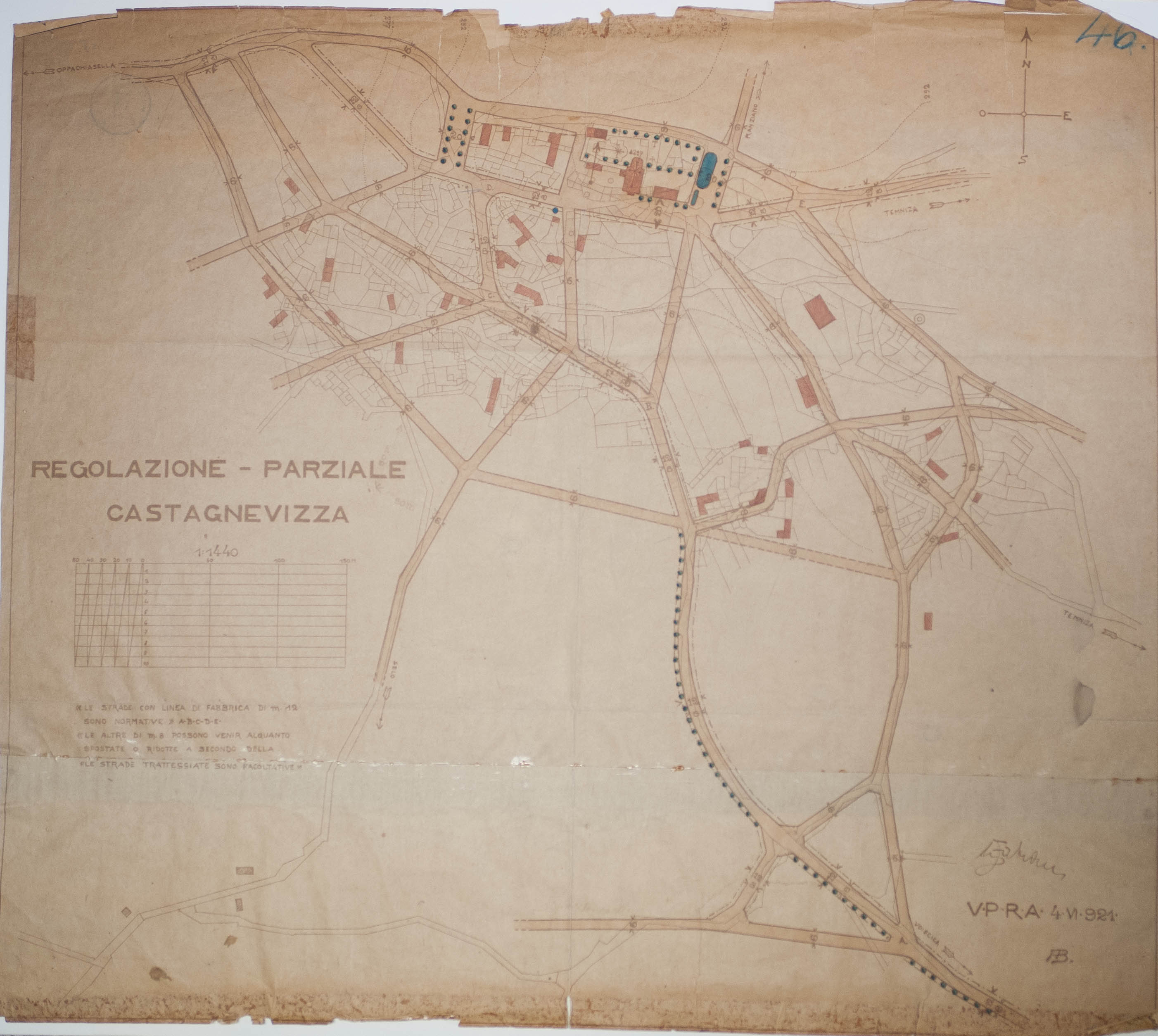 Slika 6: Regulacijski načrt Kostanjevica