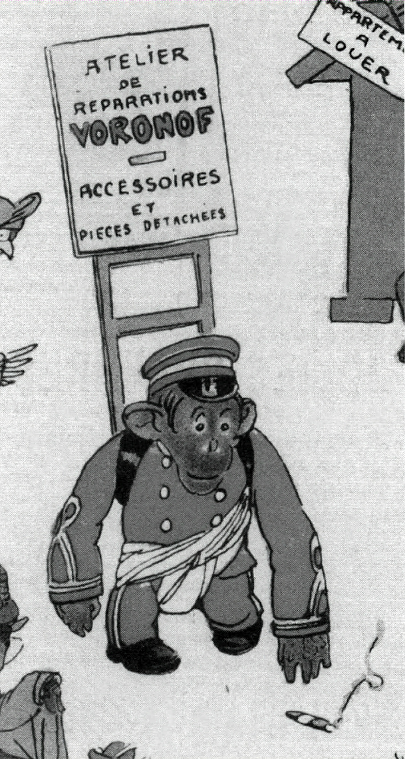 Slika 2: »Servisna delavnica Voronoff – dodatna oprema in rezervni
                            deli«