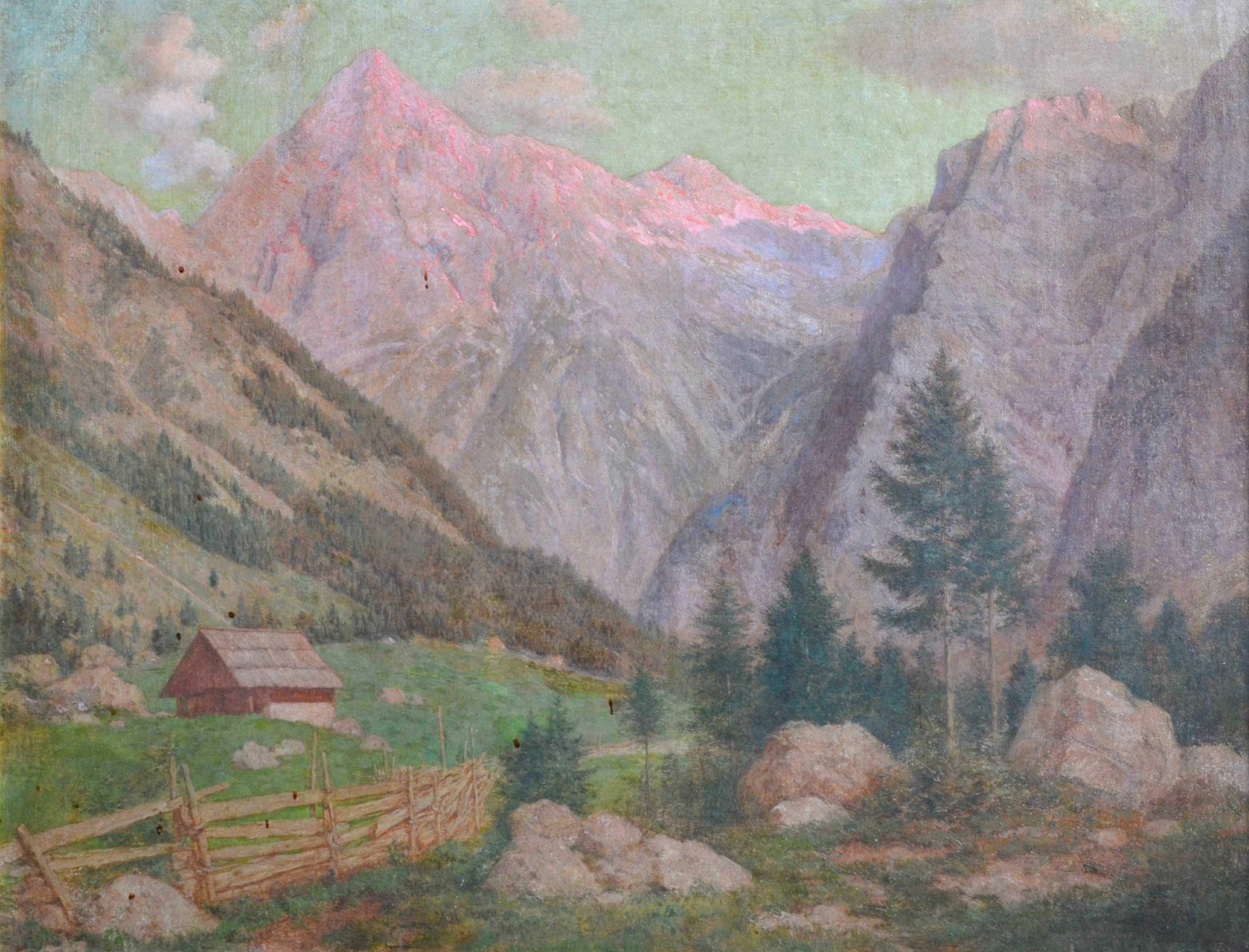 Figure 3: Heinrich Wettach, Landscape, 1910, oil on canvas