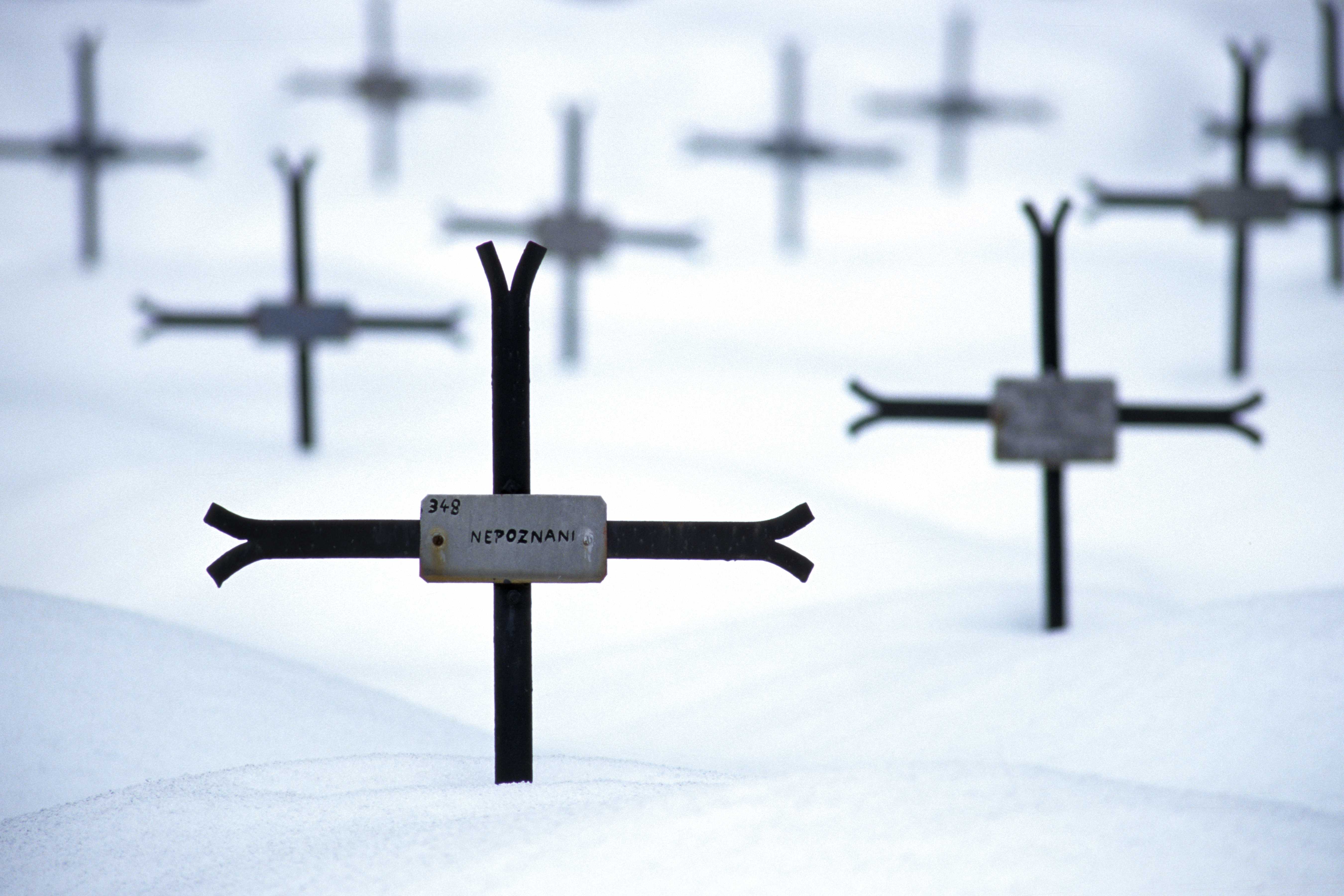 Slika 1: Avstro-ogrsko vojaško pokopališče, Log pod Mangartom,
                    Slovenija.